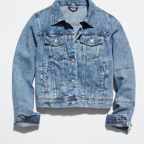 We the Free Rumors Denim Jacket- S=4-6 - Picture 1 of 10